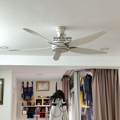 Quạt Trần Panasonic 3 Cánh B-60MZ2 - Màu Trắng, Ti Quạt 45.7cm