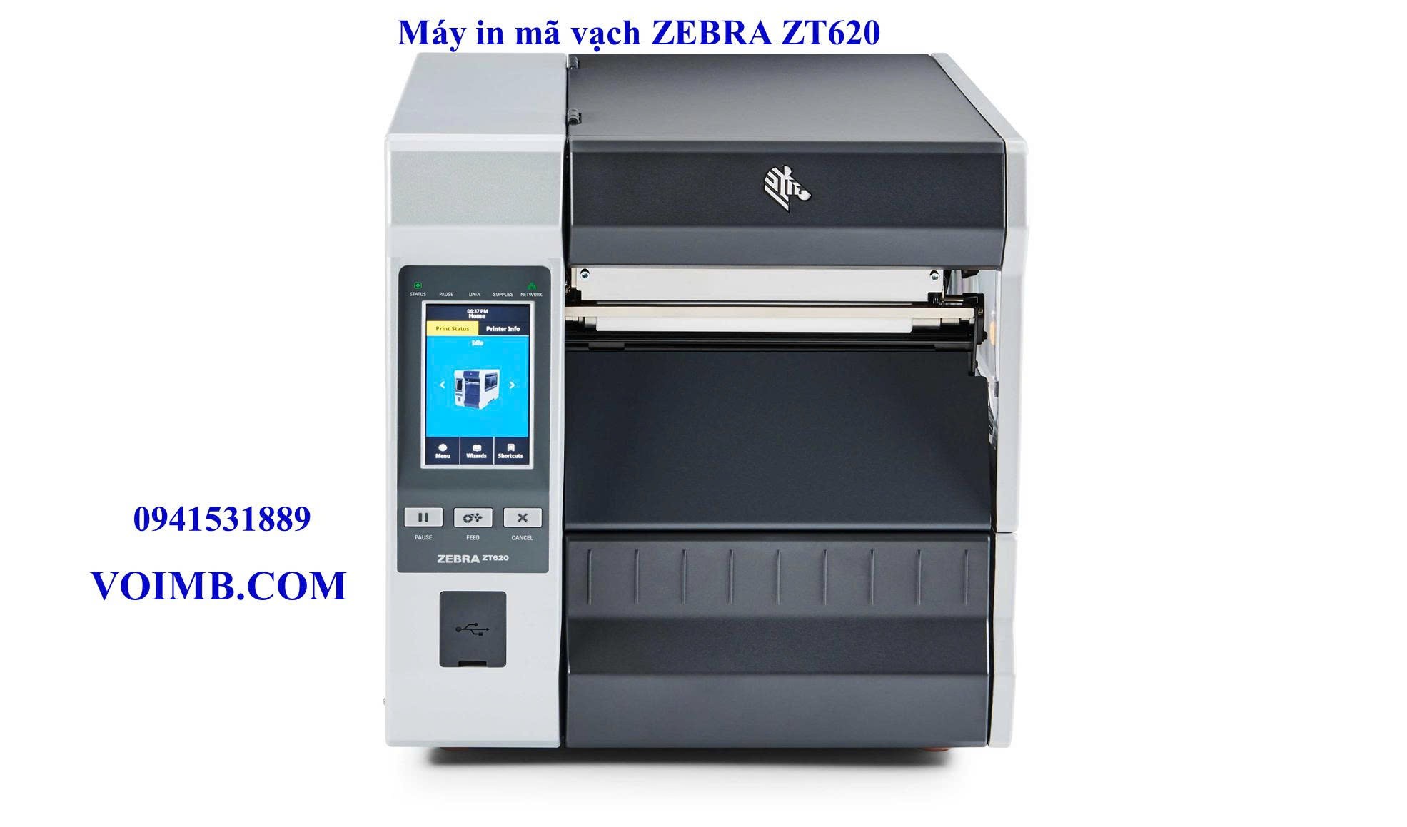 ZT620 Industrial Printer: 6-Inch Wide Standard | Zebra