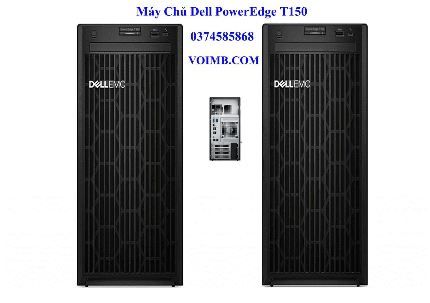 T150 Rear Poweredge Dell PowerEdge T150