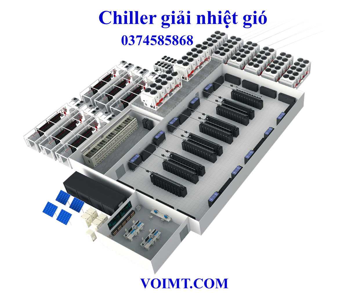 Chiller giải nhiệt gió chính Hãng Vertiv